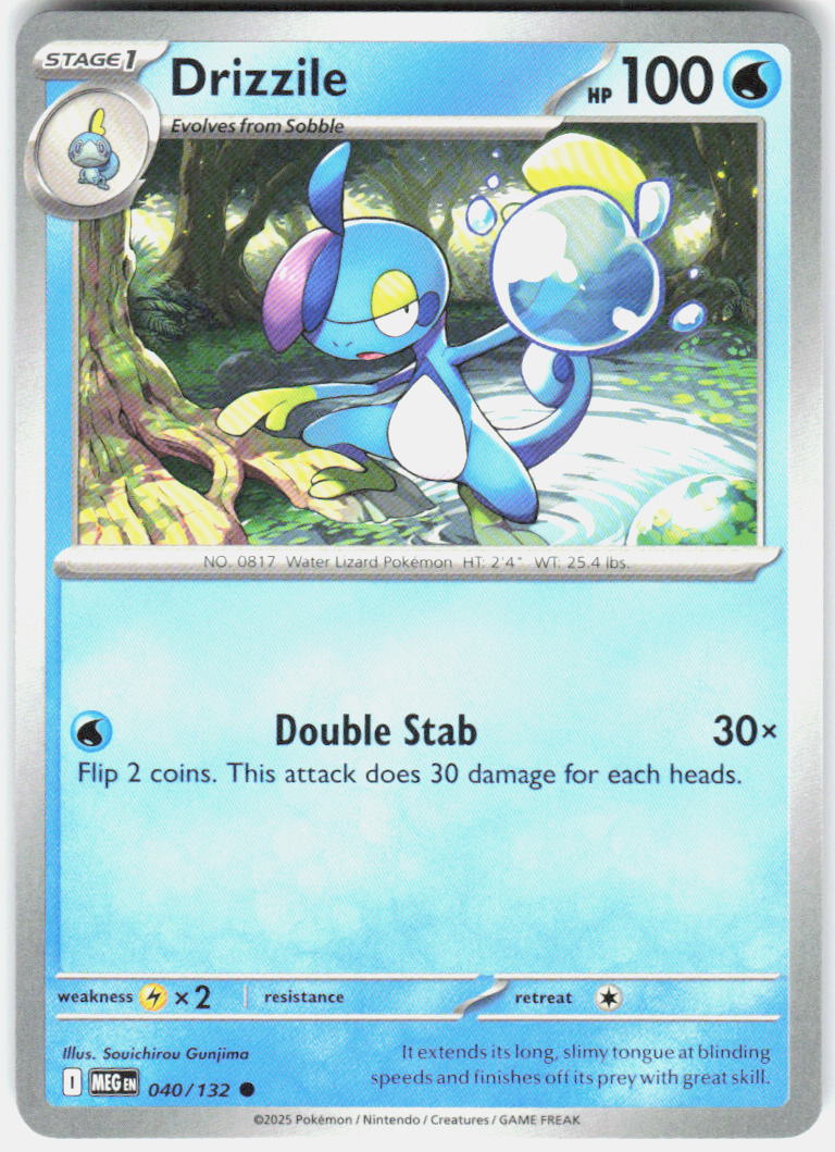 Drizzile Common ME01 Mega Evolution 040/132 NM